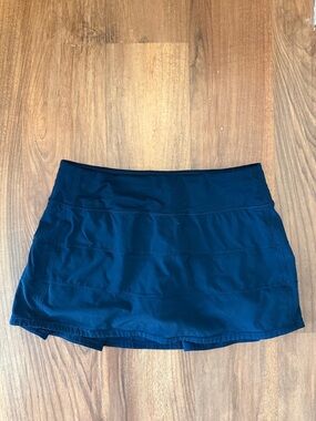 lululemon athletica Navy Pleated Performance Skirt